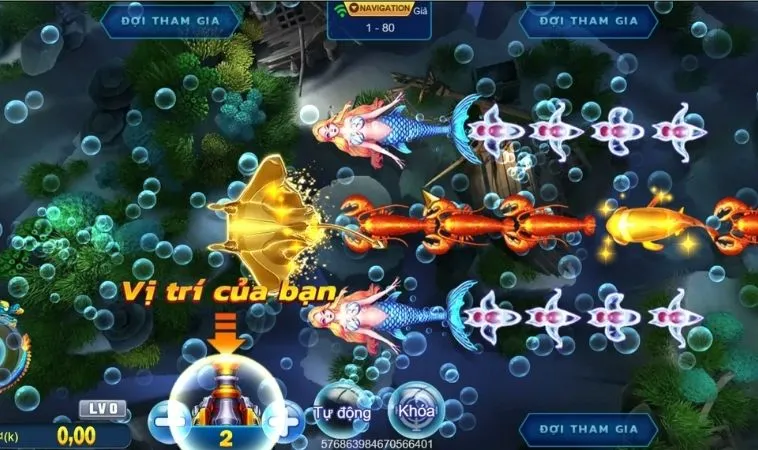 Chọn vũ khí hiệu quả trong game Bắn Cá Royal Fishing tại FB88