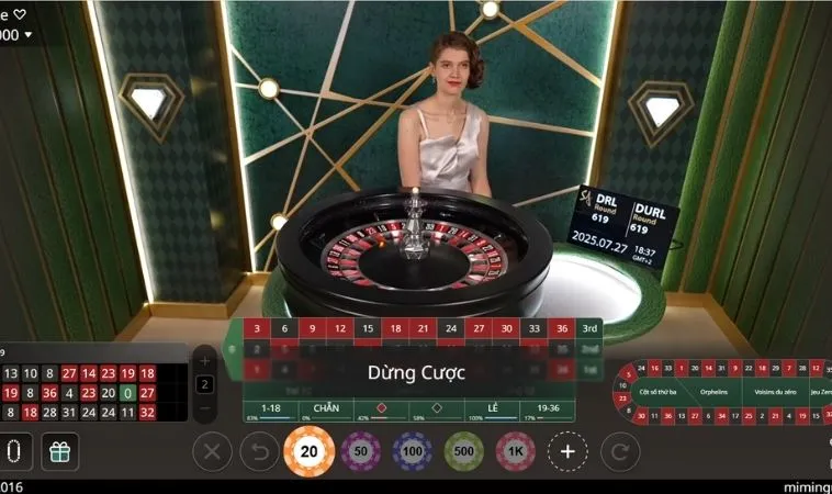 Bàn cược Roulette nhà cái FB88
