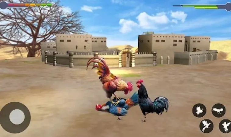 Giao diện chơi Đá Gà 3D Tại FB88