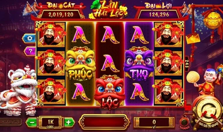 Các biểu tượng trong game Nổ Hũ Lân Hái Lộc tại FB88