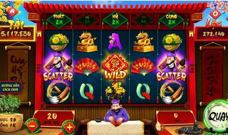 Các biểu tượng trong game nổ hũ Ông Đồ tại FB88
